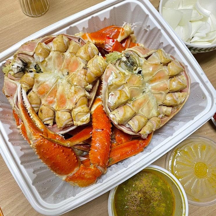 동해 추암 대게 맛집 '동해러시아대게마을' 수율 좋고 포장도 깔끔 : 네이버 블로그