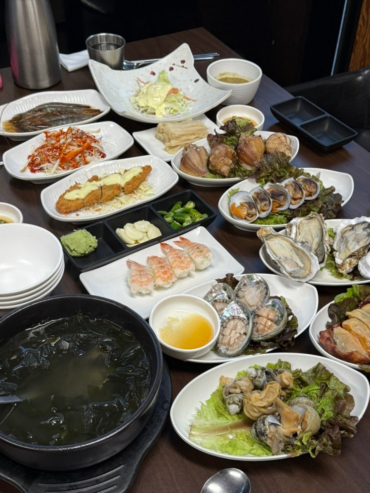 이천 동해바다횟집 대형 주차장 주말 가족모임 회식 스끼다시 천국 : 네이버 블로그