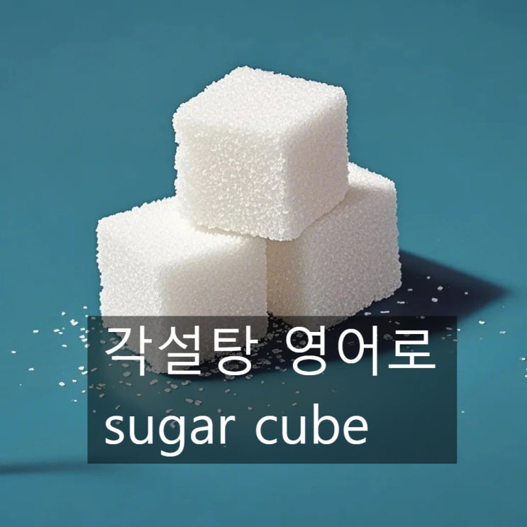각설탕 영어로 초등화상영어표현 sugar cube : 네이버 블로그