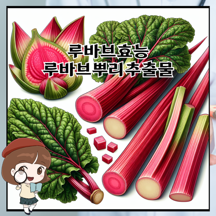 루바브 효능 무심히 자라던 루바브뿌리추출물 : 네이버 블로그