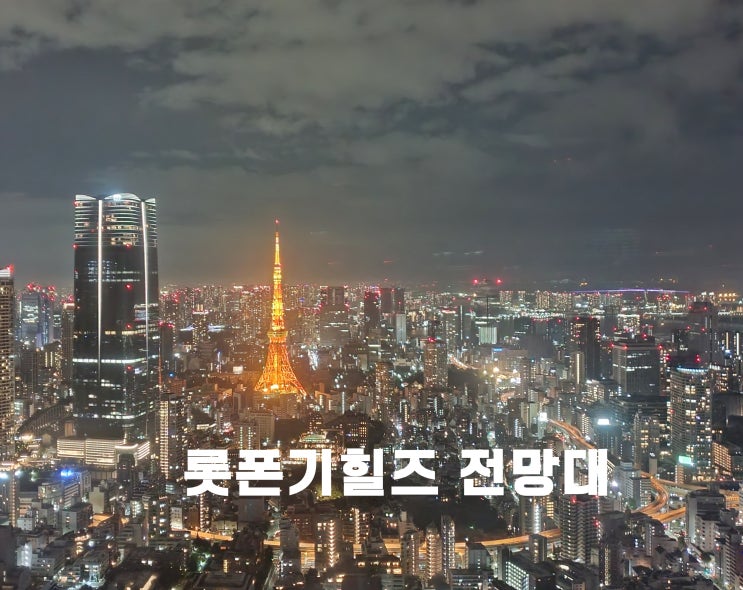 일본 도쿄 여행 갈만한곳 롯폰기힐즈 전망대 도쿄 야경 가볼만한곳 : 네이버 블로그