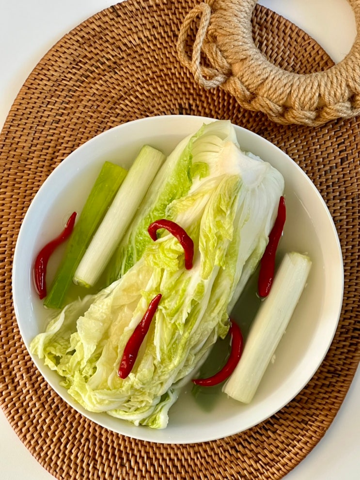 백김치담그는법 간단한 백김치 담그는방법 레시피 : 네이버 블로그