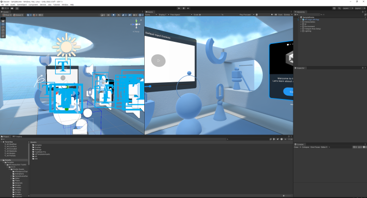 [Unity VR] AAA의 1인 개발 #1 / Oculus2 VR 세팅 / 레벨 디자인probuilder / Post ...