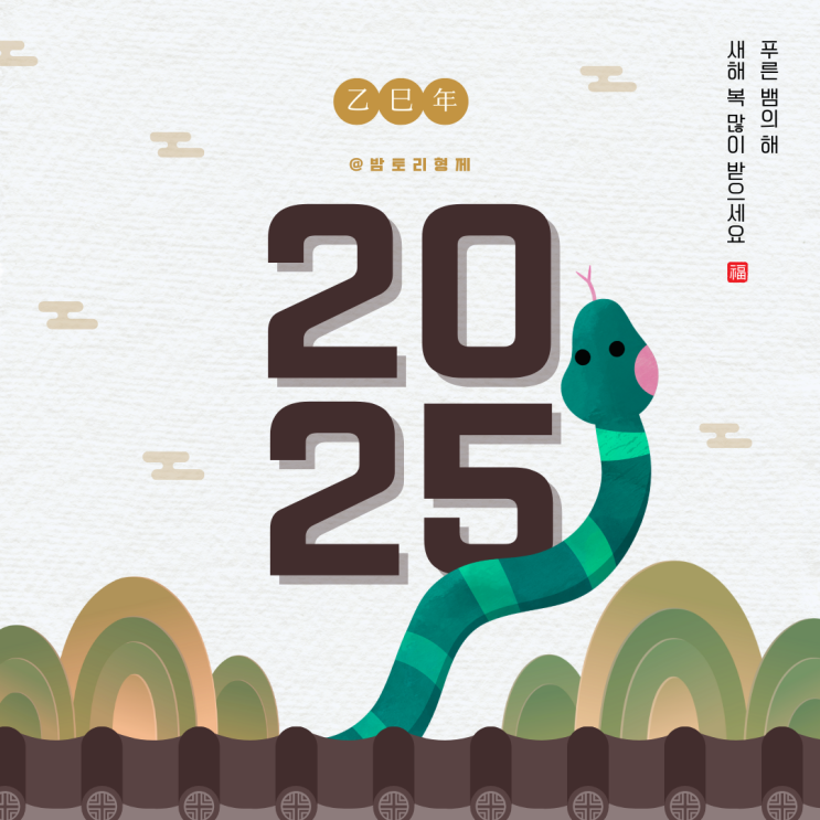 2025년 띠 뱀띠 삼재띠 무슨해 을사년 뜻 깔끔정리 : 네이버 블로그