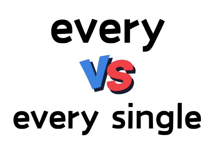 'every day' vs 'every single day' : 네이버 블로그