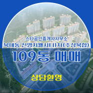 청주시 흥덕구 복대동 부동산 신영지웰시티1차(주상복합) 109동 매매 9억 3,000