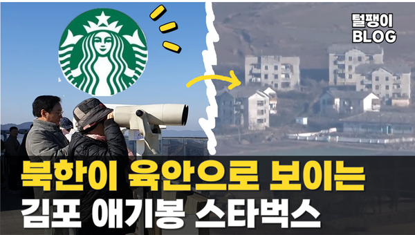 김포 애기봉 스타벅스★북한뷰, 평화생태공원점 예약 : 네이버 블로그