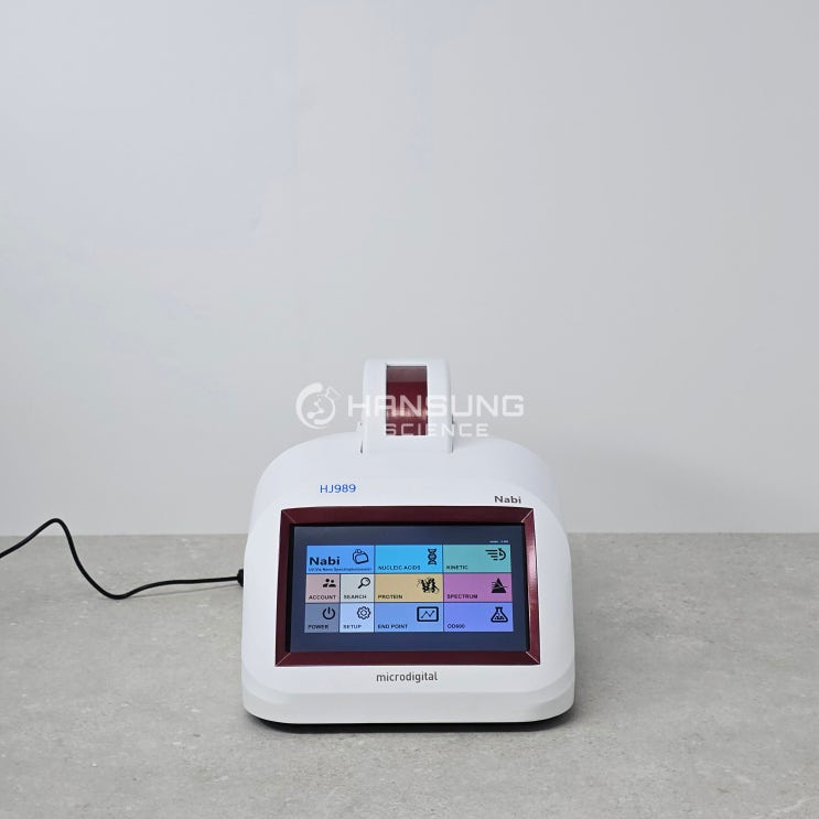 MicroDigital Nabi UV/Vis Nano Spectrophotometer , 나노드랍 분광광도계 (HJ989 ...