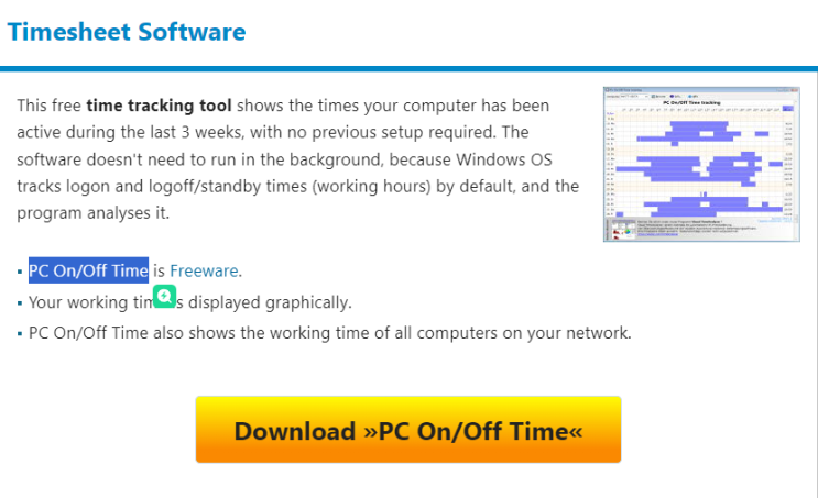 PC On/Off Time(PC사용시간 확인 프로그램) : 네이버 블로그