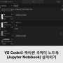 VS Code로 파이썬 주피터 노트북(Jupyter Notebook) 설치하기