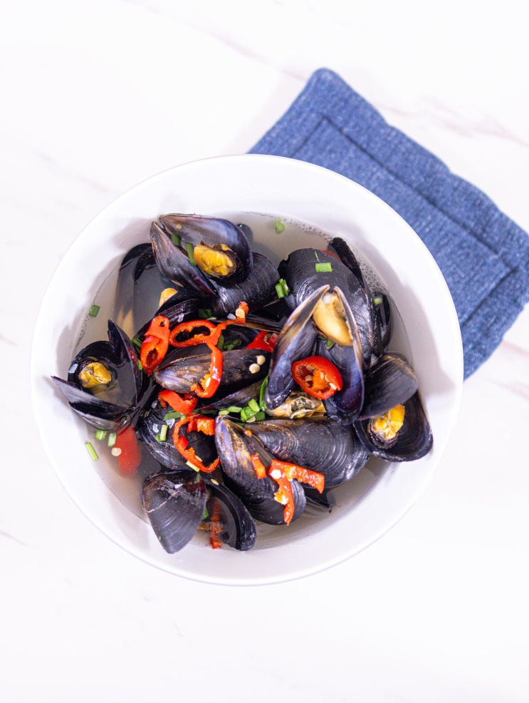 홍합탕 끓이는법 홍합해감 홍합찜 술안주레시피 : 네이버 블로그