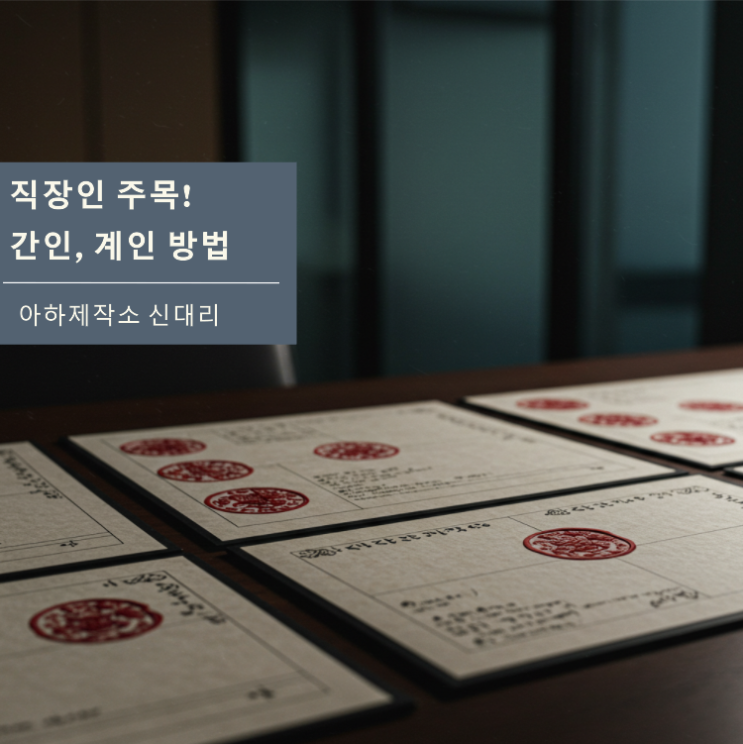 간인/계인/천공 완벽 정리: 직장인 주목! 계약서 도장 찍는 법 : 네이버 블로그