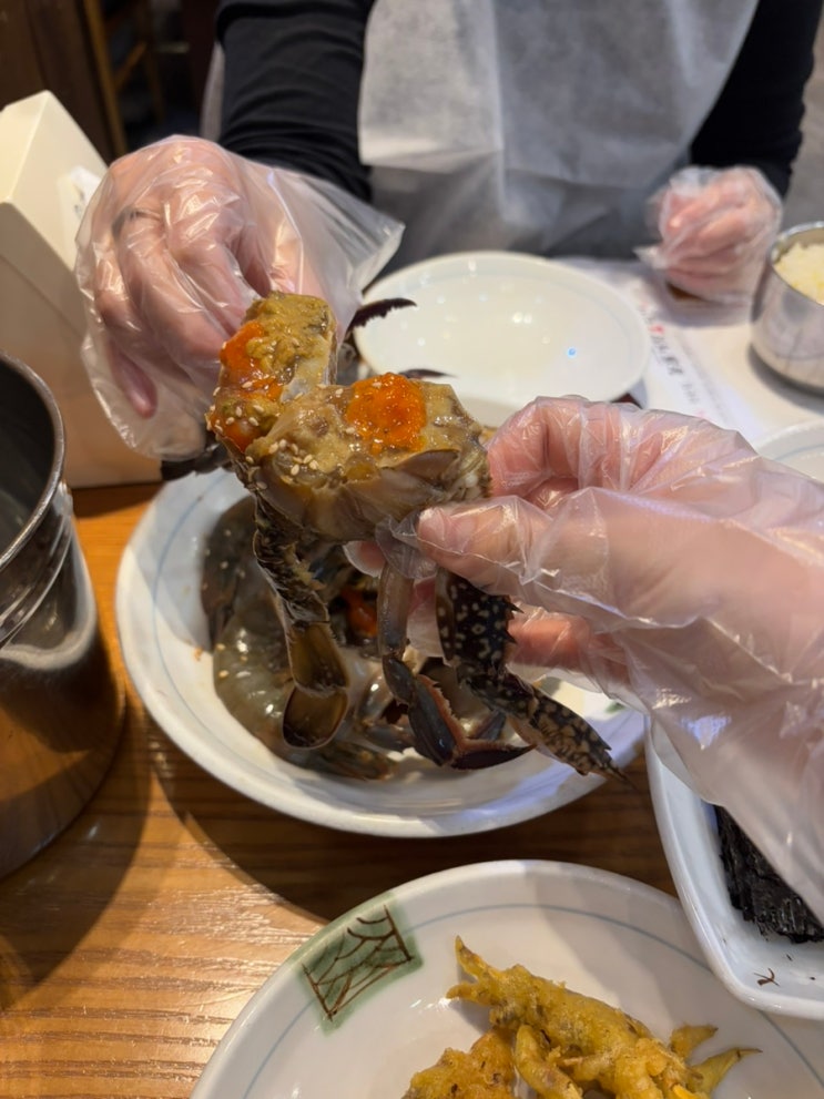 🦀여수 간장게장 여수 돌게장 여수 꽃돌게장1번가 (내돈내산) : 네이버 블로그