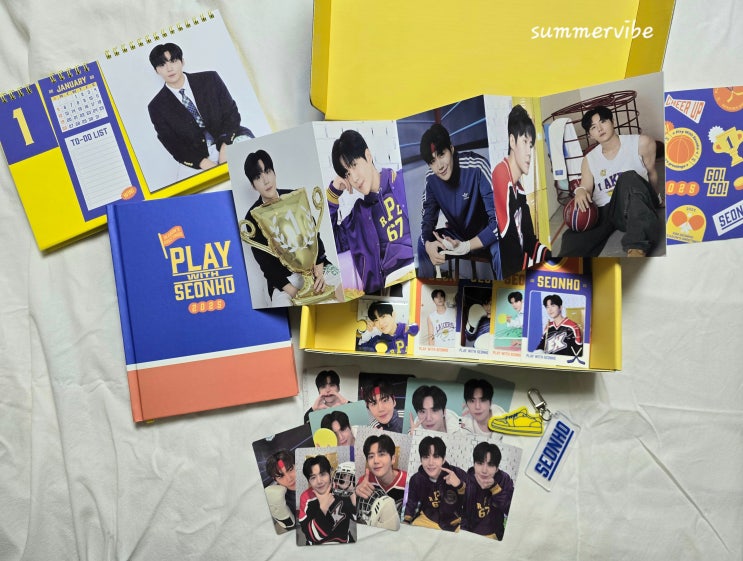 [선호하는]88. 김선호 2025 시즌그리팅 PLAY WITH SEONHO 개봉기 : 네이버 블로그
