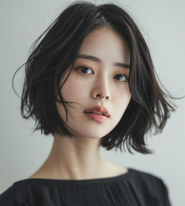 40 대 여성 짧은 단발 레이어드 C컬 펌 헤어스타일 알려드림 : 네이버 블로그