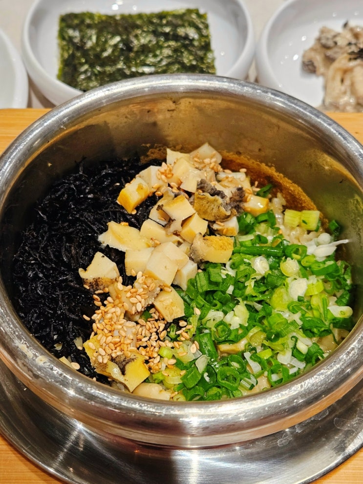 부산 부모님 식사 명지 해솥 상견례 식당 메뉴 솥밥 해물장