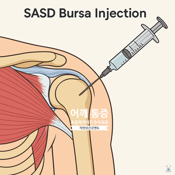 어깨 통증, SASD bursa 견봉하삼각근윤활낭 주사로 치료 : 네이버 블로그