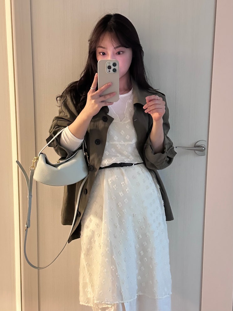 30대 40대 여성의류쇼핑몰 안나앤모드 봄 출근룩 추천템 린넨 트렌치코트