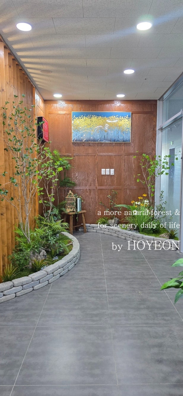 사무실 실내조경-공간을 바꾸는 인조조경 플랜테리어 : 네이버 블로그