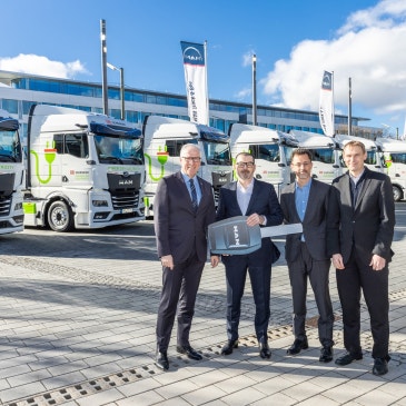 만트럭, DB 쉥커에 전기 트럭 150대 공급한다