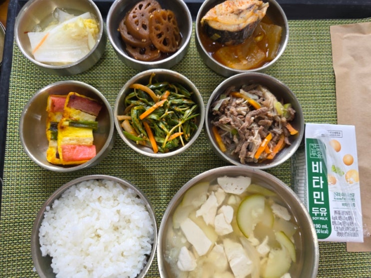 식단,한식,반찬,미역국