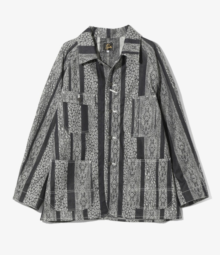 NEEDLES 니들스 파이썬 자카드 10oz 커버올 데님 자켓 Coverall- 10oz Denim / Python ...