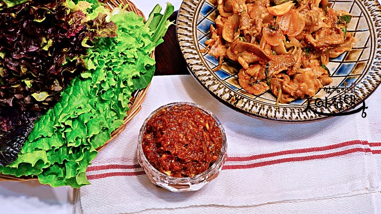 고기랑 야채가 맛있어지는 쌈장 레시피 견과류 쌈장 만드는 법 : 네이버 블로그