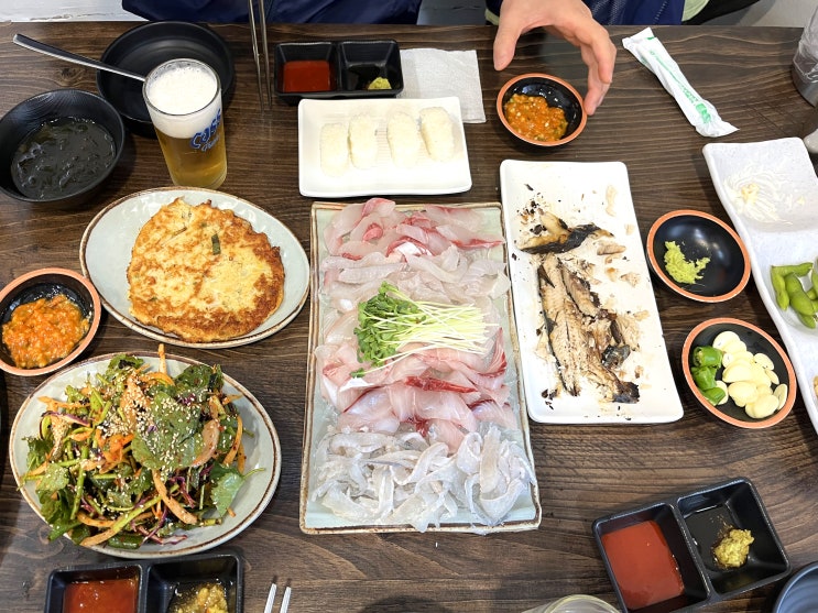 명일역 횟집 온바다수산 막회 맛집 : 네이버 블로그