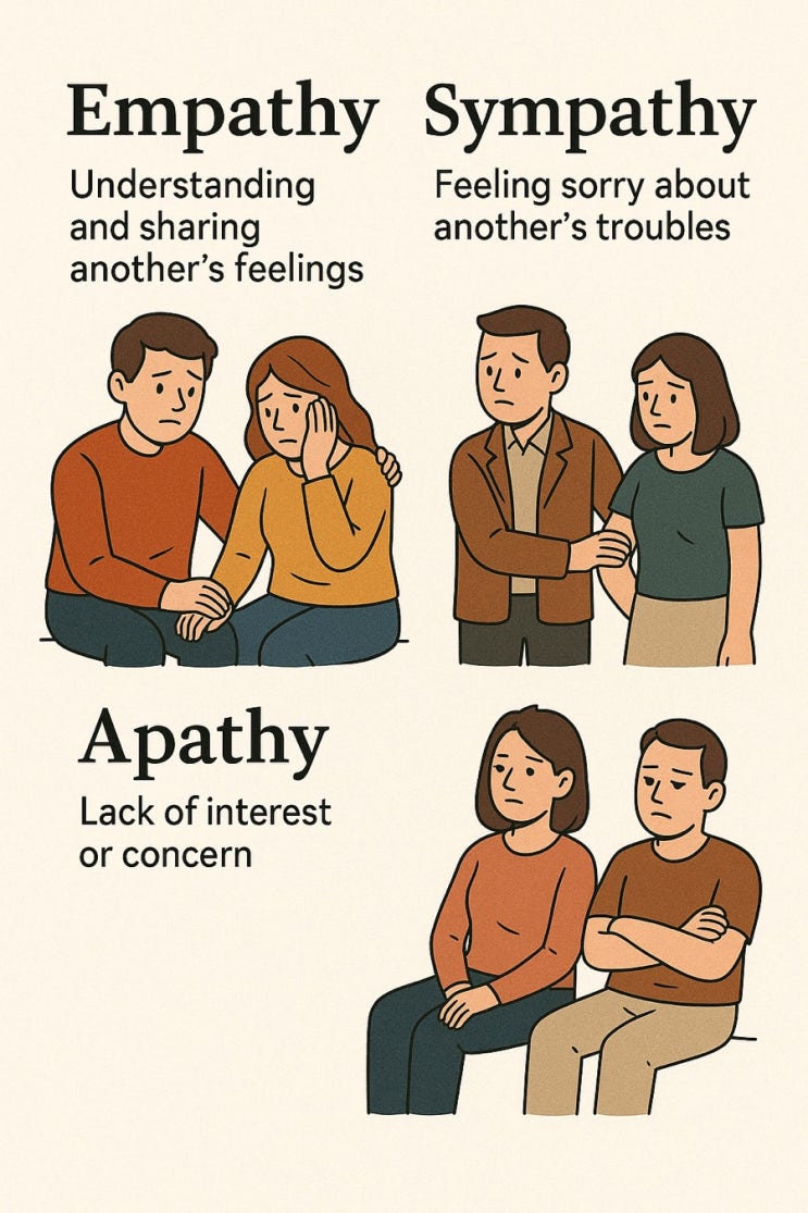 Empathy, Sympathy, Apathy : 네이버 블로그
