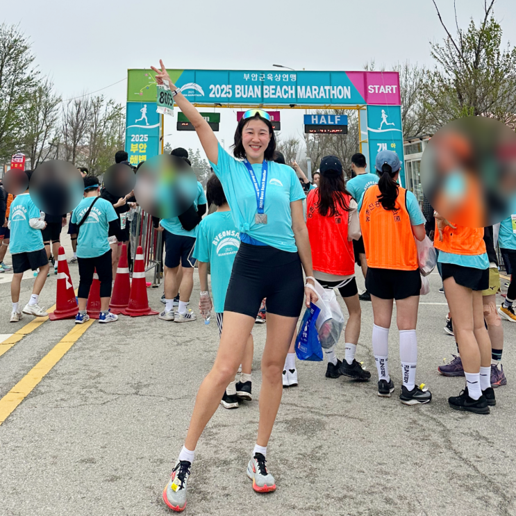 2025년 전북 부안해변마라톤대회 후기 런트립 추천 코스 수성당 유채꽃