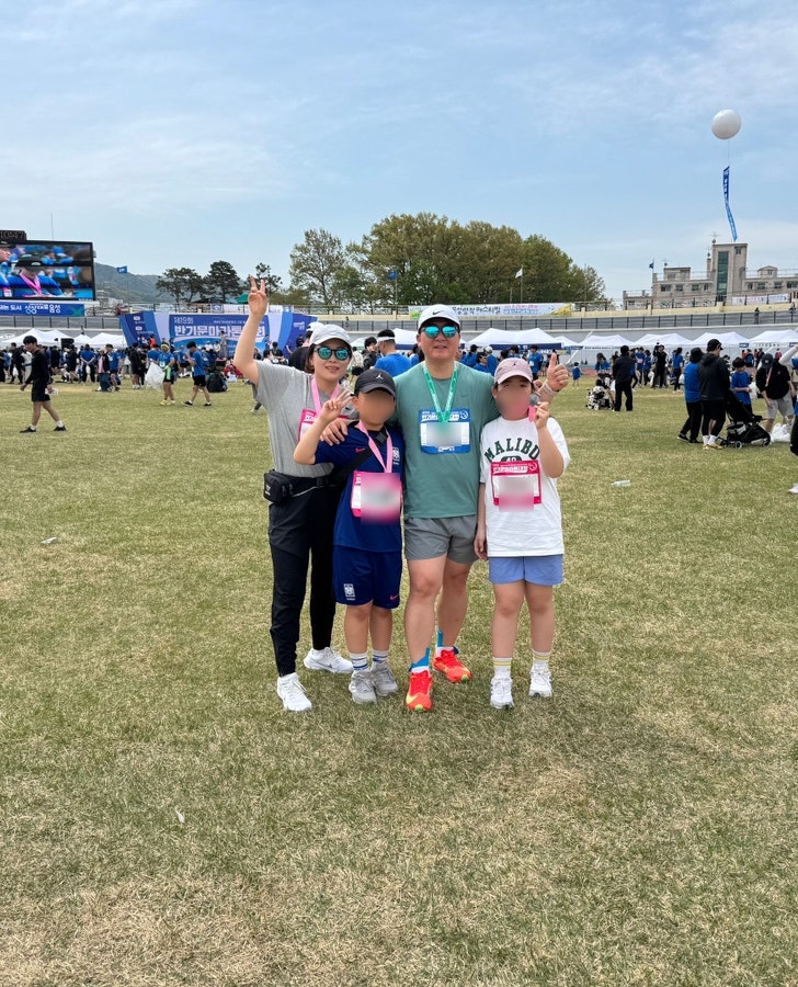 제19회 반기문마라톤대회 2년째 가족 마라톤 참가하다.