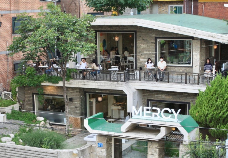 📍 머씨커피 Mercy Coffee | 합정 망원 분위기 좋은 테라스 카페 내돈내산 후기 (웨이팅 / 디저트 / 분좋카 추천 ...