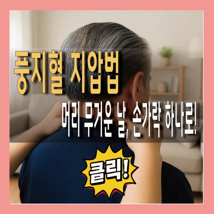 풍지혈 혈자리 효능, 위치 및 지압 방법 : 네이버 블로그
