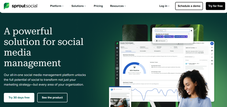 🤖 콘텐츠 마케팅 AI 툴 - Sprout Social : 네이버 블로그
