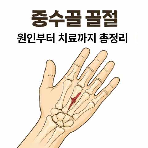 중수골 골절, 원인부터 치료까지 총정리 : 네이버 블로그