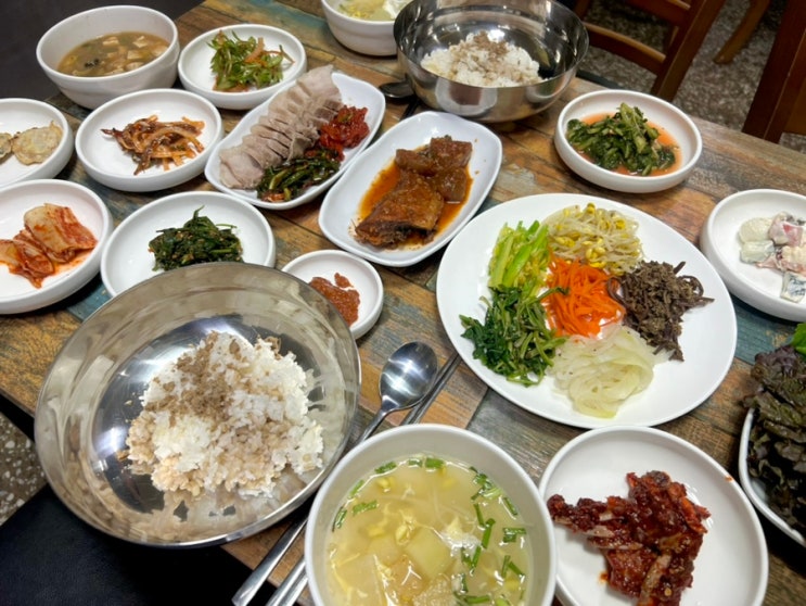 부산 사직동 밥집 내돈내산 국민시장 전통식당 보리밥 추천 : 네이버 블로그