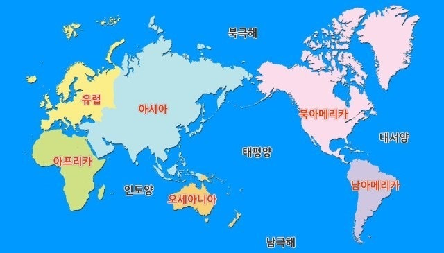오대양과 육대주 인도양, 태평양, 대서양의 위치와 특징 (4) : 네이버 블로그