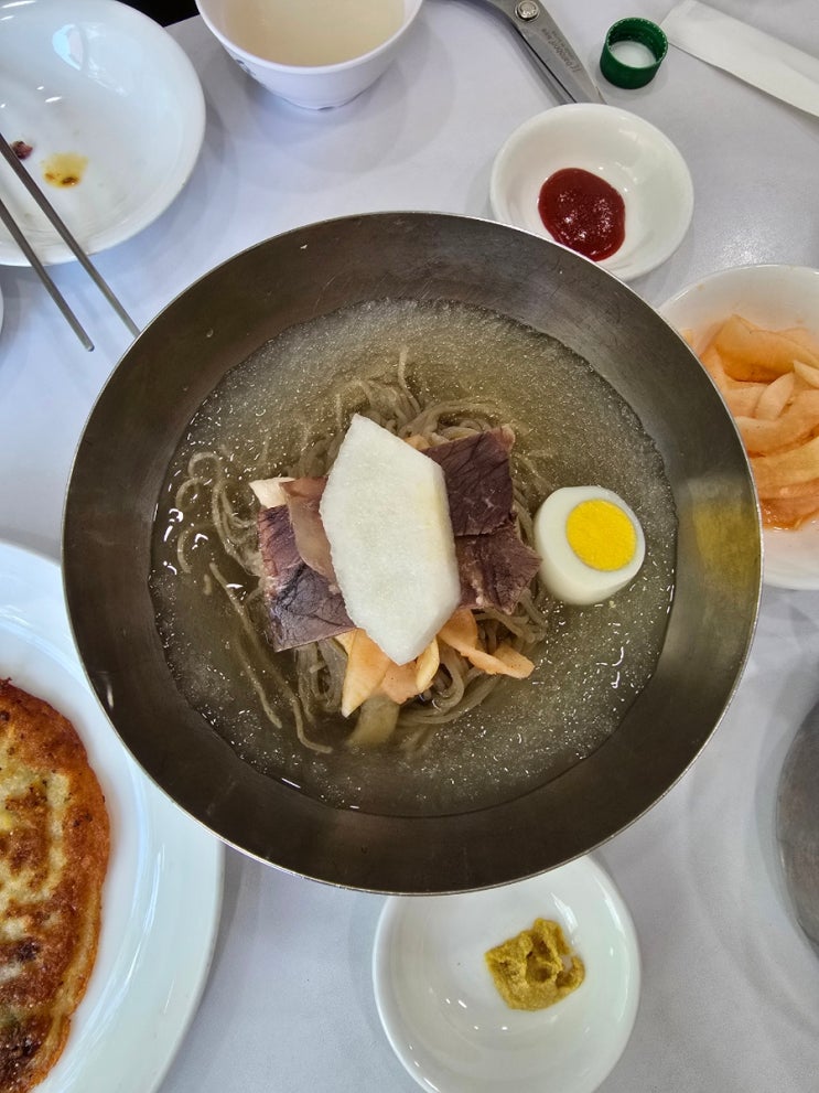 일산 을밀대 평양냉면 낮술 with 수육 녹두전 : 네이버 블로그