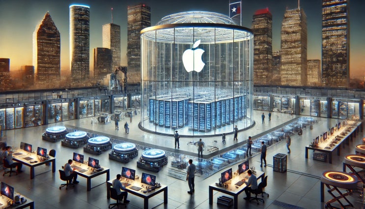 Apple Unveils Ambitious Texas Al Server Factory(애플, 야심 찬 텍사스 AI 서버 공장 ...
