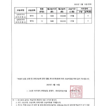 [Groton Academy] 교습비 게시 RSS 대표 이미지