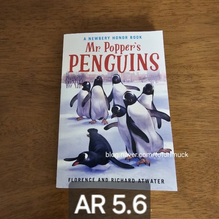 08. 영어원서, Mr. Popper's Penguins 책이 얇네 : 네이버 블로그