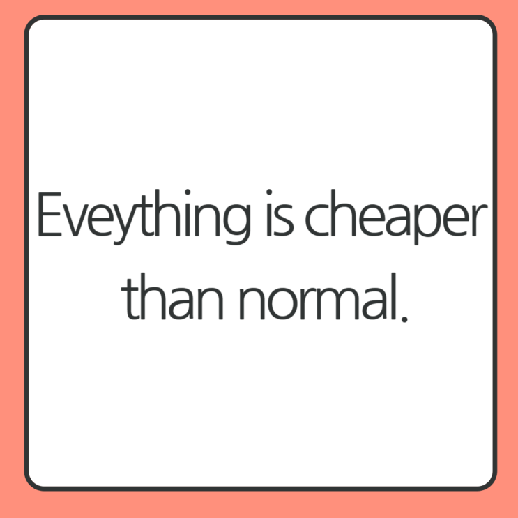 EBS Easy English 2025년 5월 26일 Eveything is cheaper than normal. : 네이버 블로그