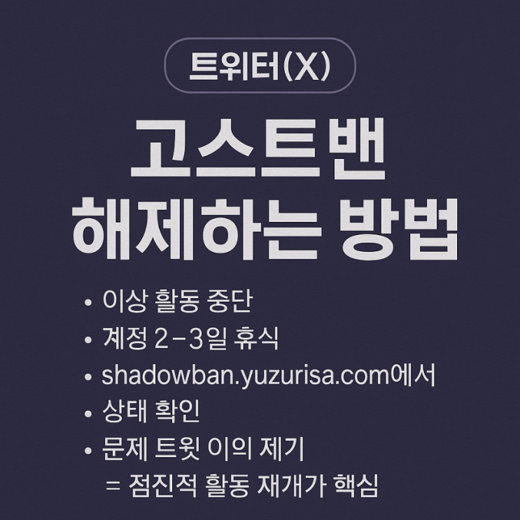 [SNS 꿀팁] 트위터(X) 고스트밴(Ghost Ban) 해제하는 방법, 완벽 정리! : 네이버 블로그