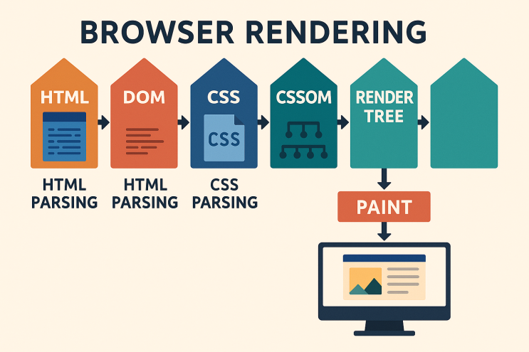 웹 개발자라면 꼭 알아야 할 브라우저 렌더링 과정: HTML → CSS → JS 순서의 진짜 의미 : 네이버 블로그