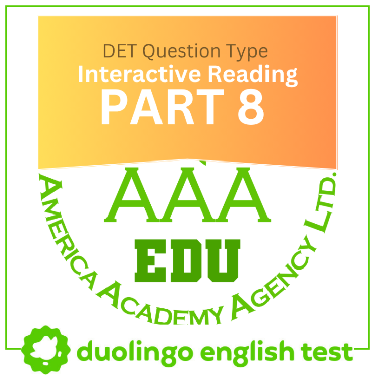[DET Question Type Series](pt. 8) Reading Passages: Complete, Highlight ...