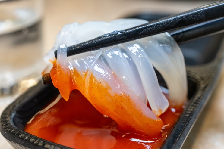 놀라웠던 제주 한치회 맛집 외도회수산 : 네이버 블로그