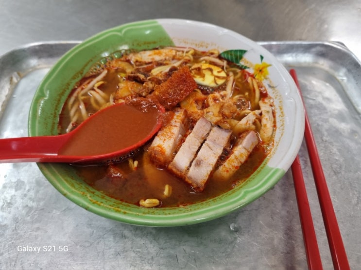 말레이시아6일차여행 페낭 맛집 새우국수 888 Hokkien Mee