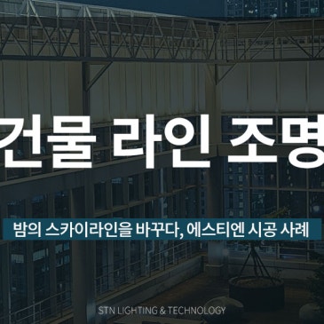 밤의 스카이라인을 바꾸다, 건물 라인 조명 시공 사례