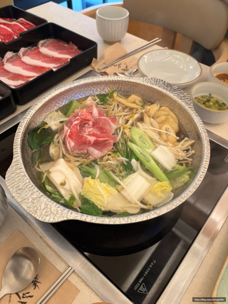 성수 맛집 데이트 장소로 정말 강추하고 싶은 브샤브샤 성수본점 : 네이버 블로그