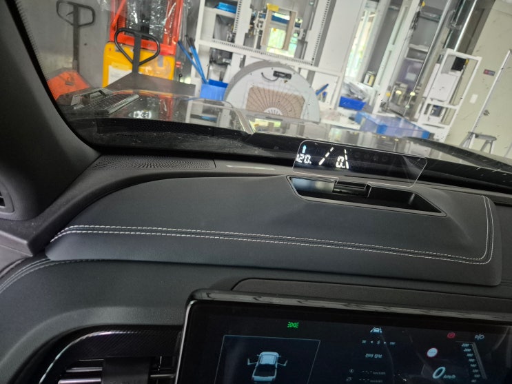 무쏘EV HUD 설치 : 네이버 블로그